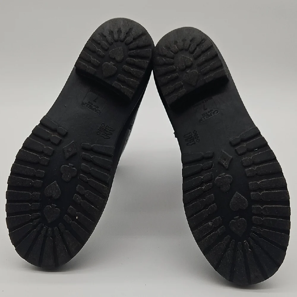 Capelli of New York Black Quilted Rain Boots